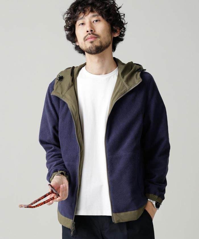 セール 50%OFF】リバーシブルフードブルゾン(503475385) | ナノ セール 50%OFF】リバーシブルフードブルゾン(503475385) | ナノ