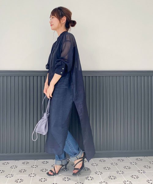 セール ロングスリットワンピース ナノ ユニバース Nano Universe D Fashion