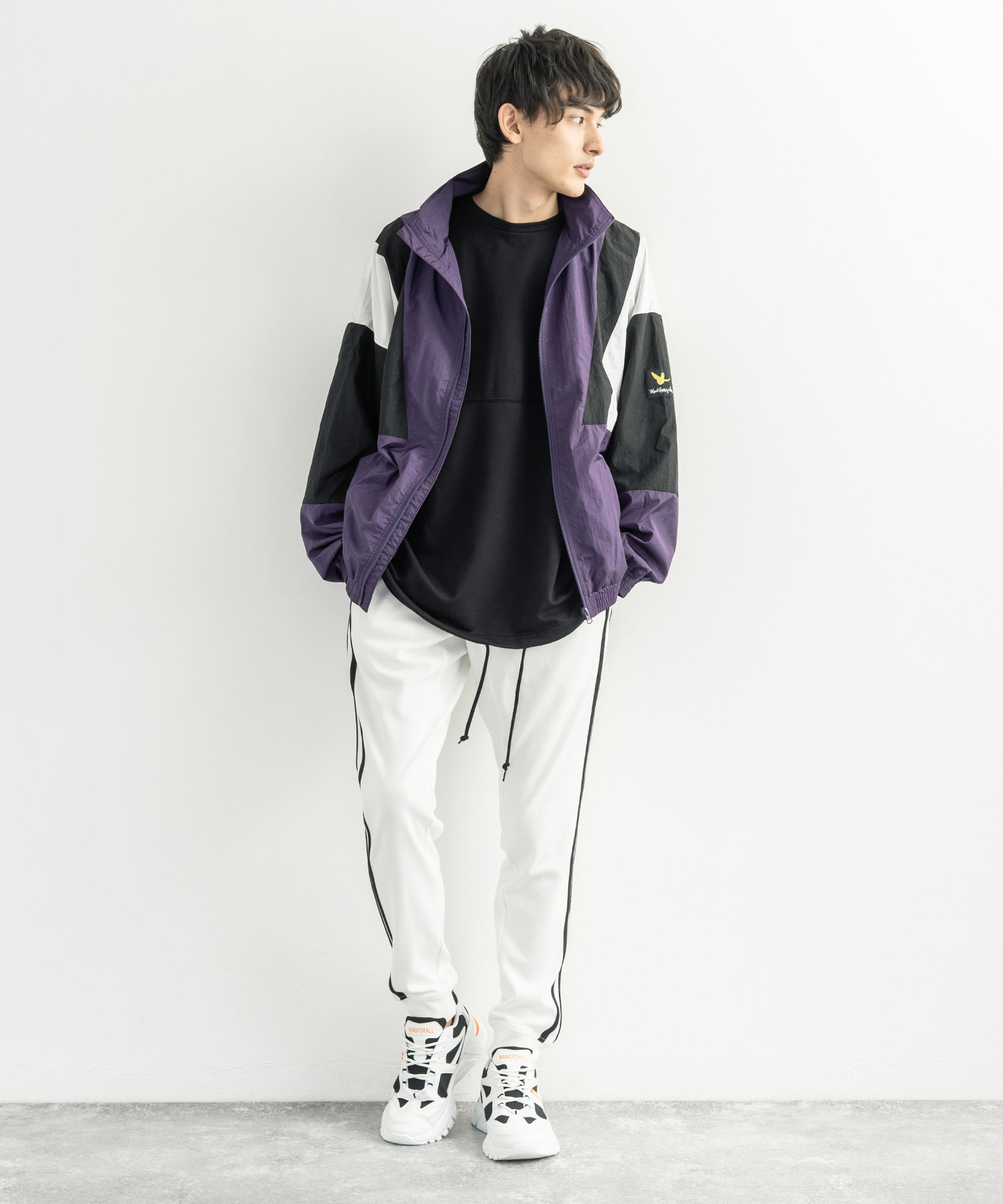 [MARK GONZALES] ★ 韓国人気★ OVERSIZED RETRO NYLON ANORAK クーポン】ロッキーモンロー Rocky Monroe MARK GONZALES マーク