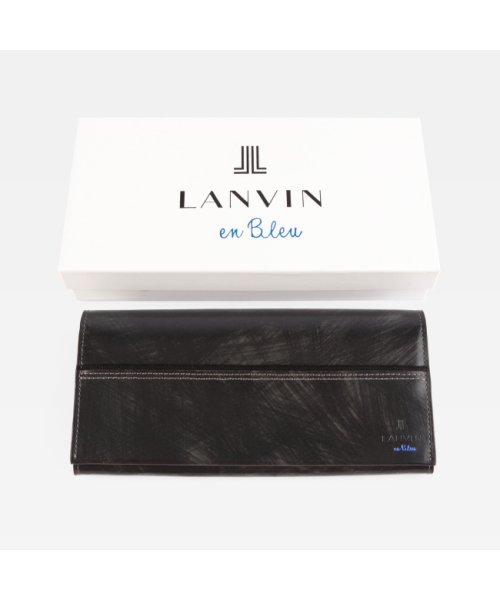 ランバンオンブルー 財布 長財布 本革 メンズ レディース Lanvin En Bleu グラン ランバン Lanvin D Fashion