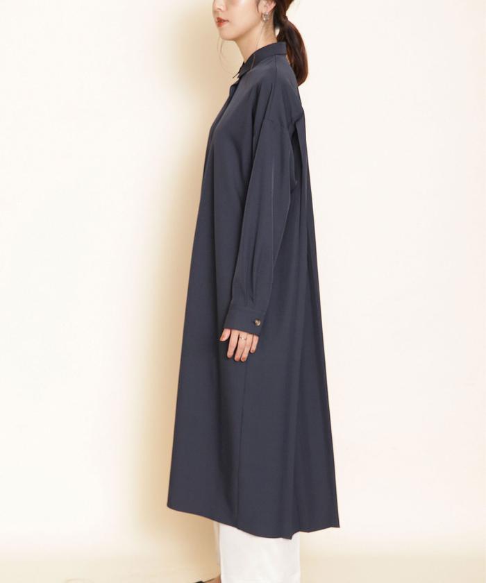 セール 50%OFF】バックプリーツコートワンピース(503399819
