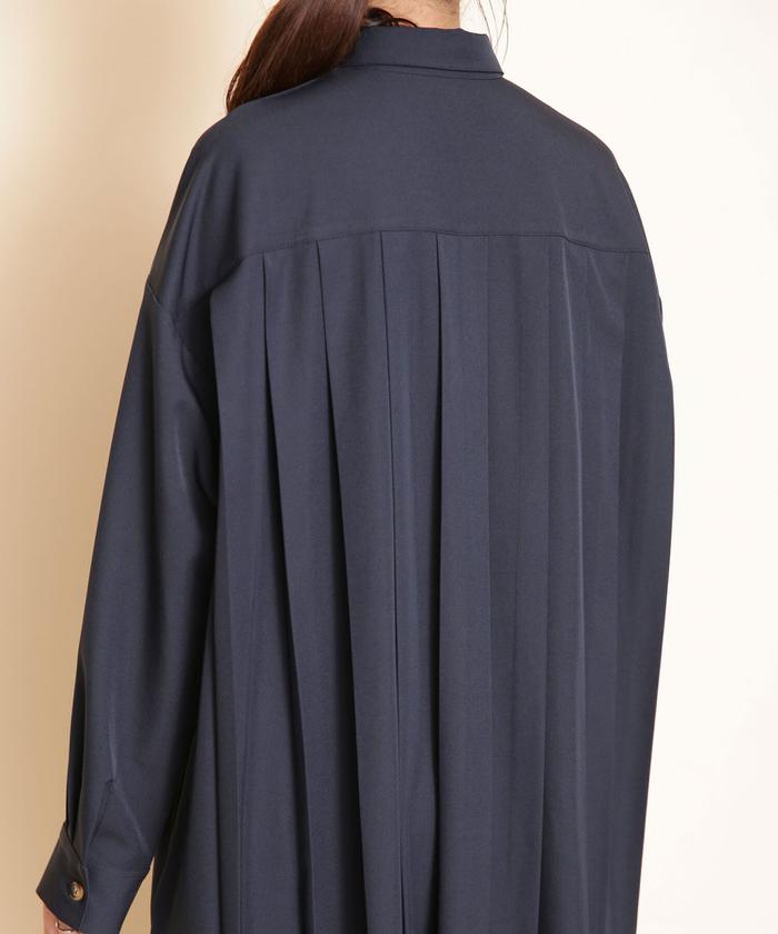 セール 50%OFF】バックプリーツコートワンピース(503399819