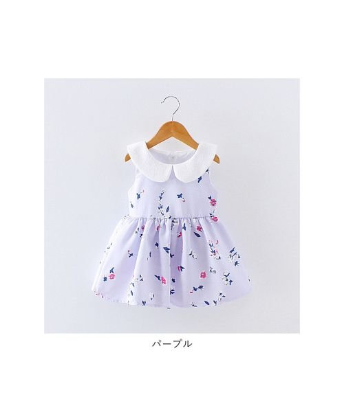 C1 ベビー花柄ワンピース バックヤード Backyard D Fashion C1 ベビー花柄ワンピース バックヤード Backyard D Fashion