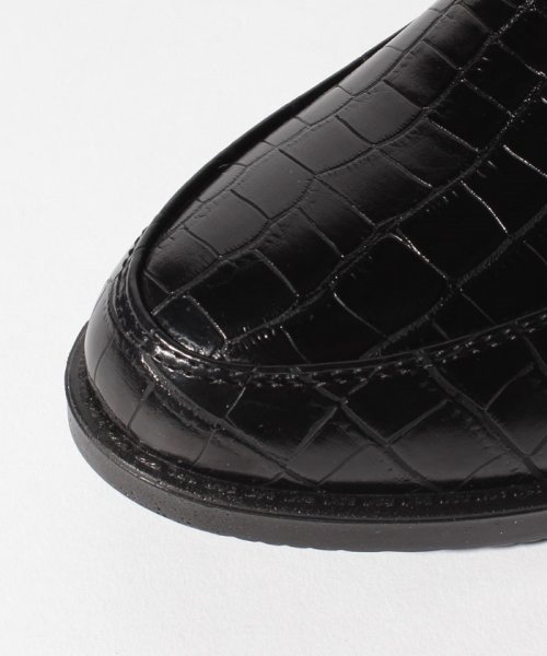 セール 4 5ｃｍヒール 軽量 厚底ソール マニッシュ バックル付き ローファー 7666 シュークロ Shoes In Closet D Fashion