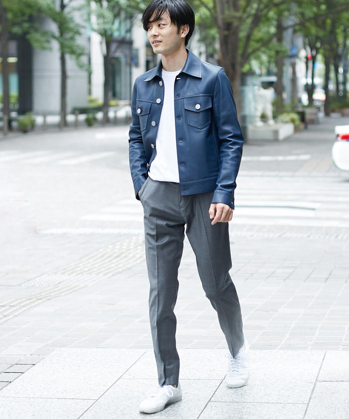 セール 40%OFF】【別注】DENIM×TOMORROWLAND ラムレザー セール 40%OFF】【別注】DENIM×TOMORROWLAND ラムレザー