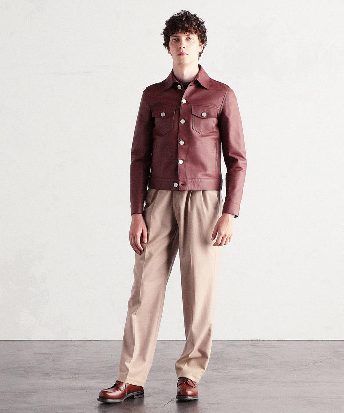 セール 40%OFF】【別注】DENIM×TOMORROWLAND ラムレザー セール 40%OFF】【別注】DENIM×TOMORROWLAND ラムレザー