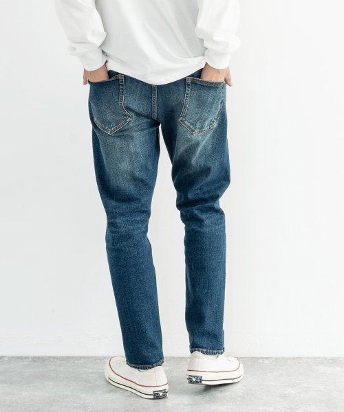 デニムパンツ メンズ アンクル丈 くるぶし セルヴィッチ 赤耳 カジュアル テーパード ヴィンテージ加工 Used ストレッチ 伸縮性 ジーンズ ジーパン イン ロッキーモンロー Rocky Monroe D Fashion デニムパンツ メンズ アンクル丈 くるぶし セルヴィッチ 赤耳 カジュアル テーパード ヴィンテージ加工 Used ストレッチ 伸縮性 ジーンズ ジーパン イン ロッキーモンロー Rocky Monroe D Fashion
