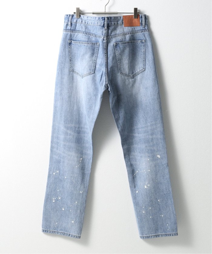 MAISON EMERALD/メゾン・エメラルド】WASHED LOOSE STRAIGHT JEANS 