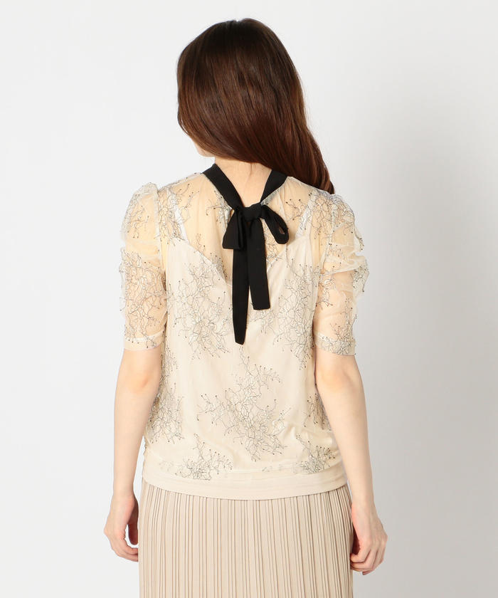 新品【MISCH MASCH/ミッシュマッシュ】スーツ&2wayリボンブラウス◆ セール】ミッシュマッシュ MISCH MASCH リボン取り外し2WAY