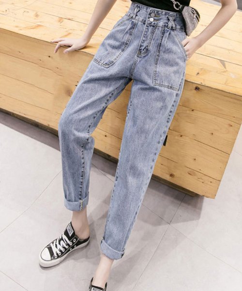 デニムパンツ ハイウエスト パンツ ストレート ジーパン レディース ボトムス ハイウエスト 美脚効果 ミニミニストア Miniministore D Fashion デニムパンツ ハイウエスト パンツ ストレート ジーパン レディース ボトムス ハイウエスト 美脚効果 ミニミニストア Miniministore D Fashion