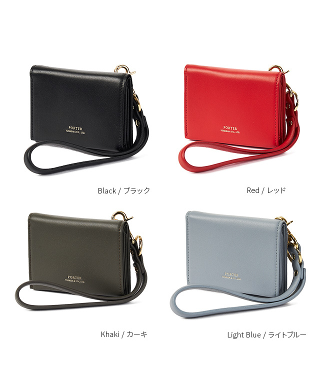 PORTER ポーター PURSE 藍色 財布 ポータークラシック 三つ折り財布 SUPER NYLON TRIFOLD WALLET W