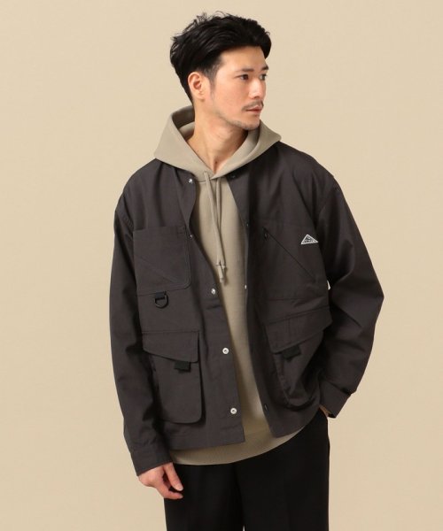 【SHIPS別注】KELTY: ウェザークロス メッシュ ノーカラー ジャケット