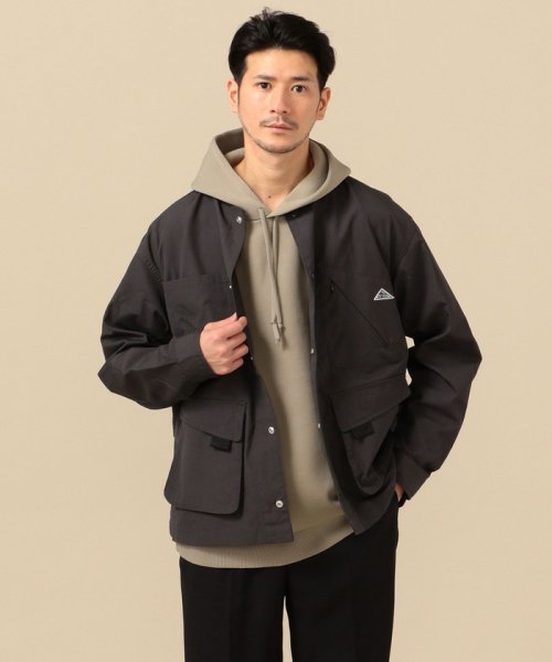 【SHIPS別注】KELTY: ウェザークロス メッシュ ノーカラー ジャケット