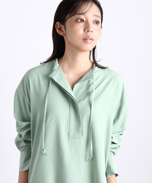 セール スタンドカラーチュニックシャツ ビス Vis D Fashion セール スタンドカラーチュニックシャツ ビス Vis D Fashion
