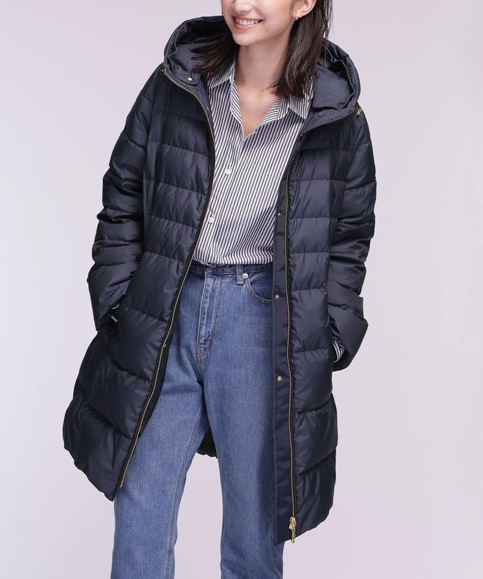 セール 40%OFF】西川ダウン/ラクーンファーロングダウン セール 40%OFF】西川ダウン/ラクーンファーロングダウン