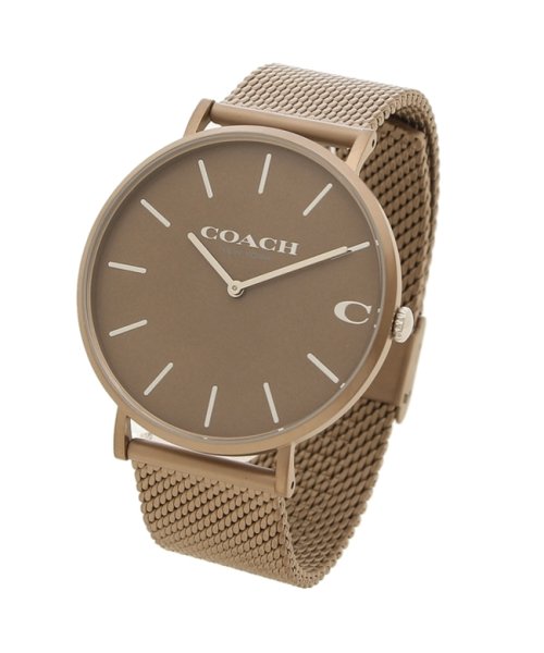 コーチ 腕時計 メンズ Coach Chals チャールズ 41mm ブラウン コーチ Coach D Fashion