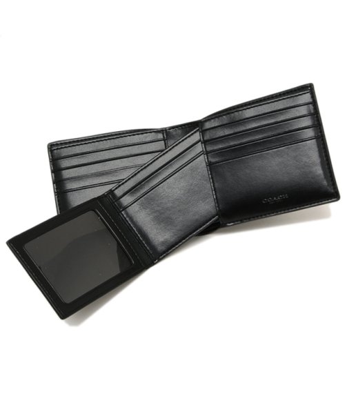 セール コーチ 折財布 アウトレット メンズ Coach F Cqbk グレー ブラック コーチ Coach D Fashion