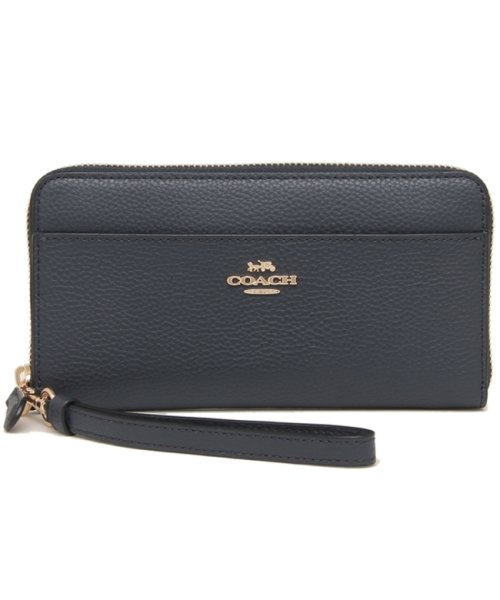 コーチ 長財布 アウトレット レディース Coach F Immid ネイビー コーチ Coach D Fashion