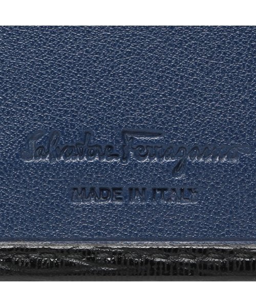 セール 33 Off フェラガモ 二つ折り財布 メンズ Salvatore Ferragamo 66a065 ブラック ネイビー サルヴァトーレ フェラガモ Salvatore Ferragamo D Fashion