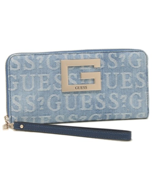 セール ゲス 長財布 メンズ レディース Guess Dl Den ブルー ゲス Guess D Fashion