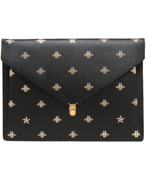 グッチクラッチバッグメンズguccidj2lt1055ブラックゴールド
