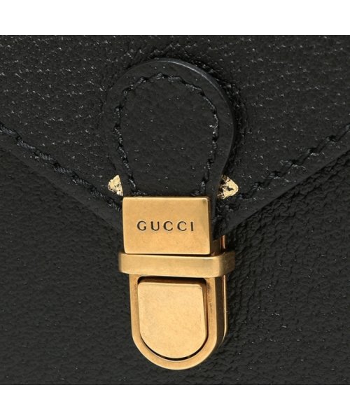 グッチ クラッチバッグ メンズ Gucci Dj2lt 1055 ブラック ゴールド グッチ Gucci D Fashion