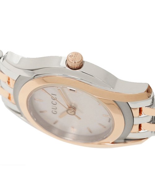 グッチ GUCCI 時計 レディース 腕時計 グッチ 時計 GUCCI Gクラス 腕時計 YA055538 ウォッチ ホワイトパール/シルバー/ピンクゴールド