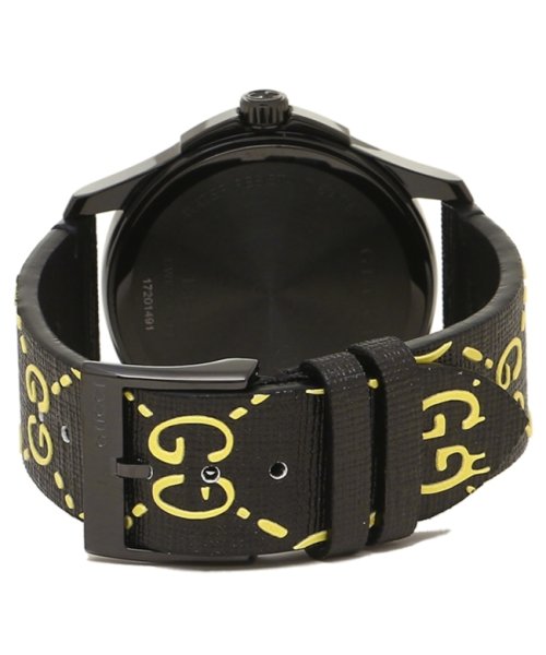 グッチ 腕時計 メンズ レディース ゴースト Gucci Ya ブラック グッチ Gucci D Fashion