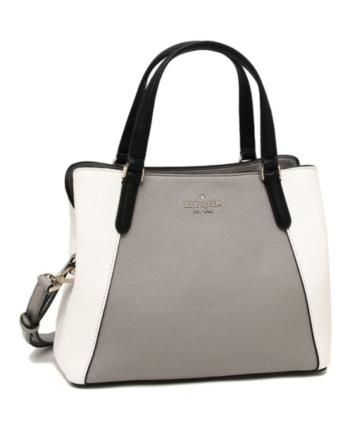 ケイトスペード トートバッグ ショルダーバッグ アウトレット レディース Kate Spade Wkru6131 063 ライトグレー ホワイト ブラック ケイトスペードニューヨーク Kate Spade New York D Fashion