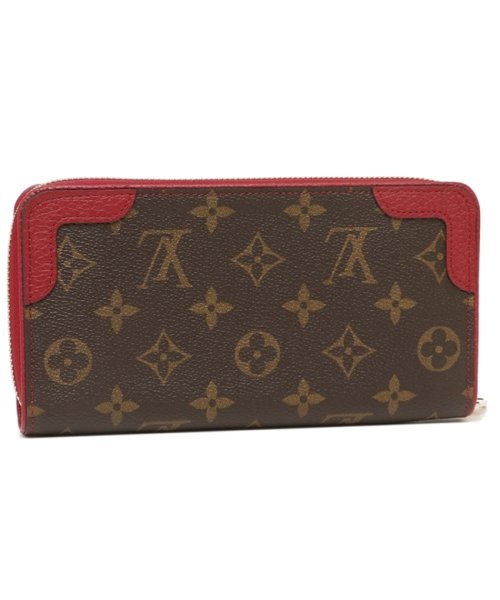 ルイヴィトン 長財布 メンズ レディース Louis Vuitton M ブラウン レッド ルイ ヴィトン Louis Vuitton D Fashion