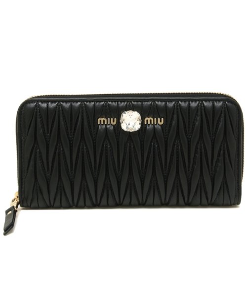 ミュウミュウ 長財布 レディース Miu Miu 5ml506 2d3y F0002 ブラック ミュウミュウ Miumiu D Fashion ミュウミュウ 長財布 レディース Miu Miu 5ml506 2d3y F0002 ブラック ミュウミュウ Miumiu D Fashion