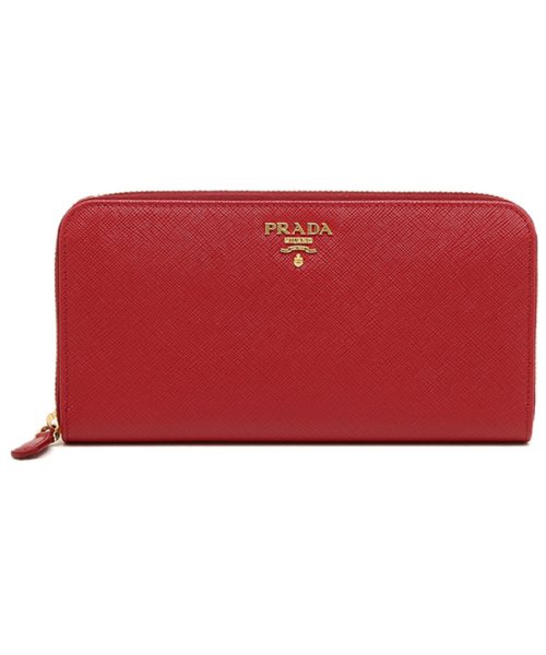 セール】プラダ 財布 レディース PRADA 1ML506 QWA F068Z SAFFIANO METAL ORO PORTAFOGLIO 長財布  FUOCO(503524360) プラダ(PRADA) d fashion