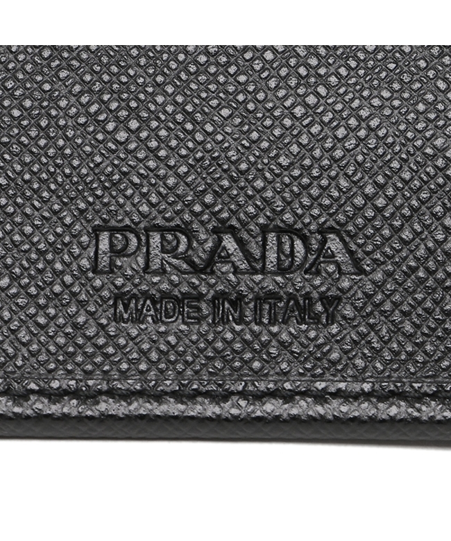 セール】プラダ メンズ 二つ折り財布 PRADA 2MO738 QHH F0002 ブラック 