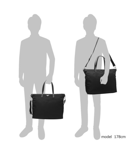 セール プラダ トートバッグ ショルダーバッグ メンズ Prada 2vg024 064 Ooo F0002 ブラック 対応 プラダ Prada D Fashion