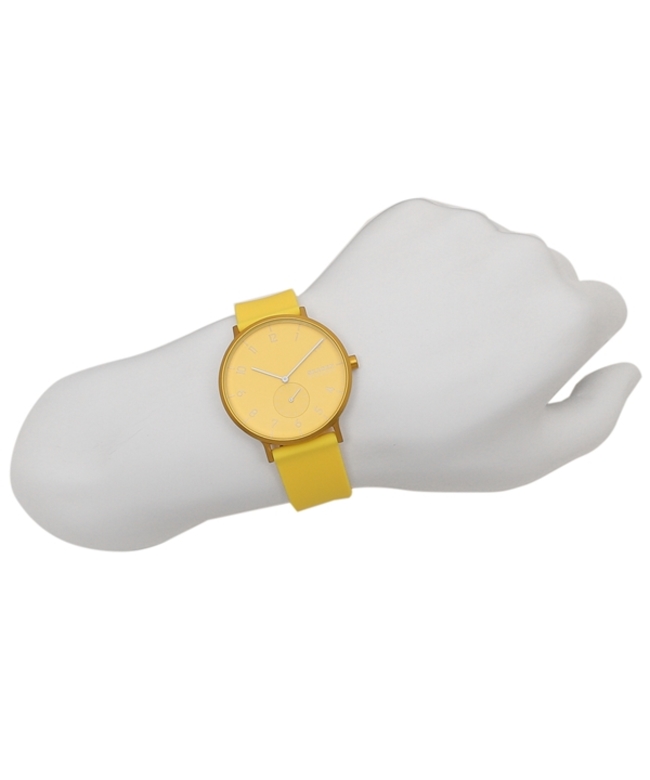 SKAGEN SKW2373 ゴールド腕時計 Skagen Gitte Moonphase Gold Dial Gold-tone Mesh Ladies Watch