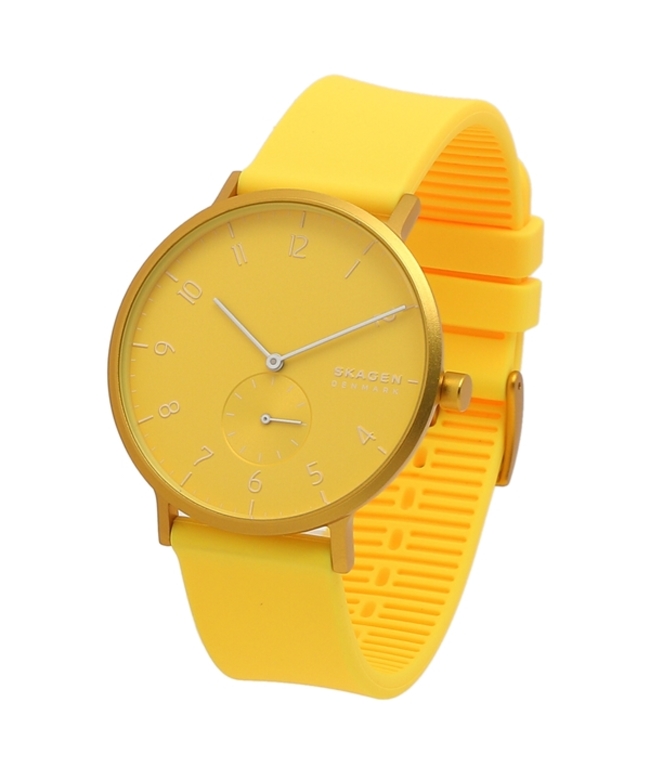 SKAGEN SKW2373 ゴールド腕時計 Skagen Gitte Moonphase Gold Dial Gold-tone Mesh Ladies Watch