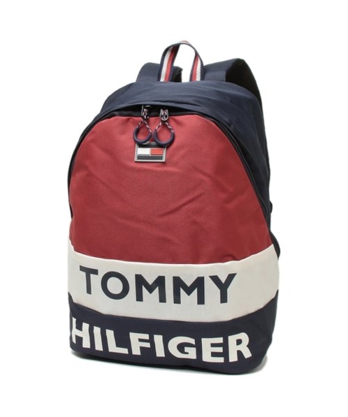 セール トミーヒルフィガー リュック バックパック メンズ レディース Tommy Hilfiger Tc980ae9 Navy Wht Red マルチ 対応 トミーヒルフィガー Tommy Hilfiger D Fashion