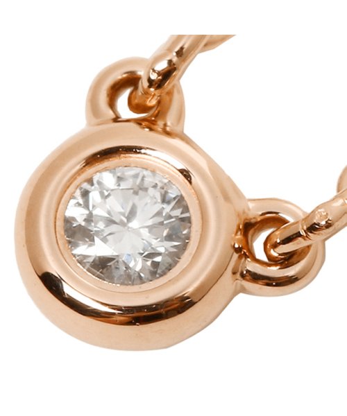 ティファニー ネックレス アクセサリー Tiffany Co ダイヤモンドバイザヤード 0 03ct 18k ローズゴールド ティファニー Tiffany Co D Fashion