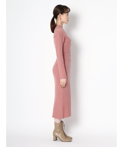 レイヤードニットワンピース リリー ブラウン Lily Brown D Fashion