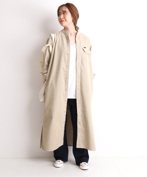 Lee リー Slobe別注 コーデュロイシャツワンピース スローブ イエナ Slobe Iena D Fashion