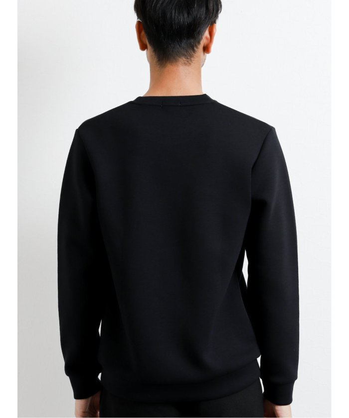 クーポン】ポンチ厚盛ラバープリント クルーネック長袖Tシャツ