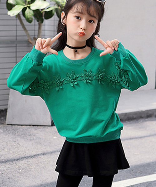 クーポン セール50 Off セットアップ キッズ 女の子 Tシャツ 花柄 長袖 長ズボン おしゃれ スカート付き レギンス カジュアル 可愛い 秋冬 新品 ミニミニストア Miniministore D Fashion