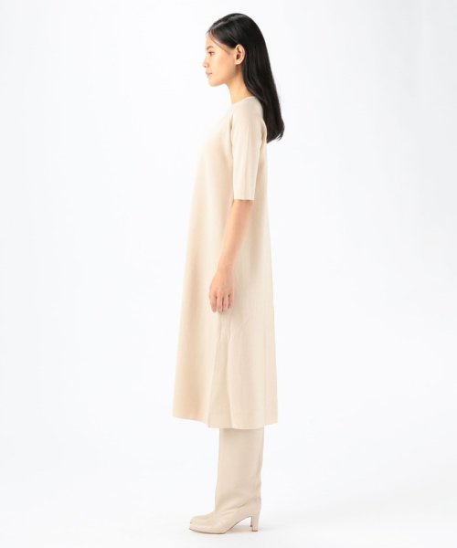 ウールバックパールボタン フレアワンピース Ballsey Ballsey D Fashion