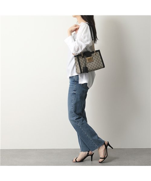 セール Gucci グッチ Khnkg 9769 Ggスモール ショルダーバッグ パドロック キャンバス レザー 鞄 レディース グッチ Gucci D Fashion