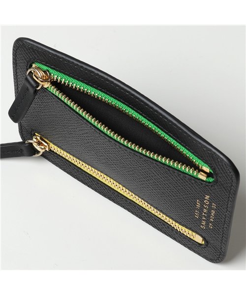 セール Smythson スマイソン Panama レザー ジップカレンシーケース ミニ フラットポーチ ミニ財布 Black メンズ レディース スマイソン Smythson D Fashion セール Smythson スマイソン Panama レザー ジップカレンシーケース ミニ フラットポーチ ミニ財布 Black メンズ レディース スマイソン Smythson D Fashion