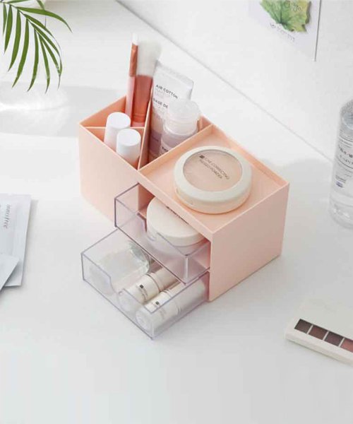 セール14 Off メイクボックス 化粧品 収納 化粧品収納ボックス コスメ収納 コスメボックス ホワイト 収納ボックス コスメ 小物入れ メイク収納 卓上 小物収納 コスメケース Aimoha アイモハ Aimoha D Fashion