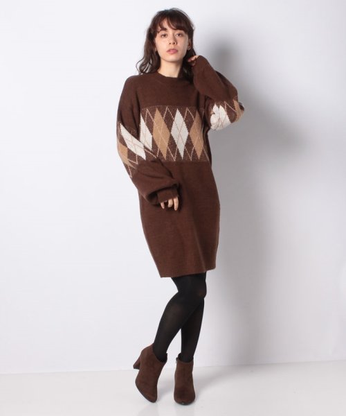 セール アーガイルニットワンピース オリーブデオリーブ Olive Des Olive D Fashion セール アーガイルニットワンピース オリーブデオリーブ Olive Des Olive D Fashion