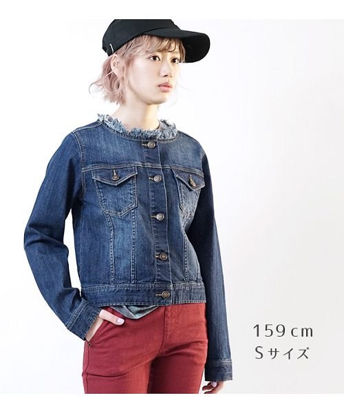 3kデニムジャケット ノーカラー ズーティー Zootie D Fashion