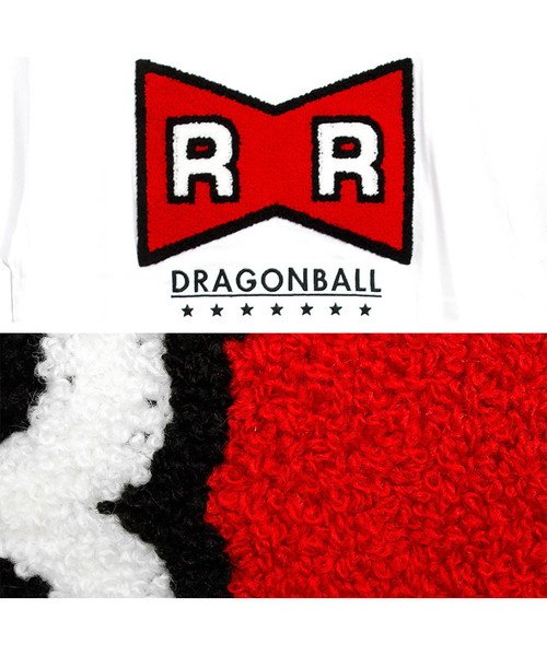 Dragonball ドラゴンボール 半袖 Tシャツ メンズ 大きいサイズ レッドリボン軍 サガラ刺繍 プリント クルーネック カットソー キャラクター 半袖 ワンカラーズ One Colors D Fashion