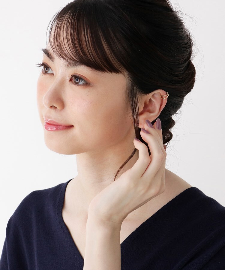 K10クロスフープ ヘリックスイヤーカフ(503549890) | ココシュ K10クロスフープ ヘリックスイヤーカフ(503549890) | ココシュ